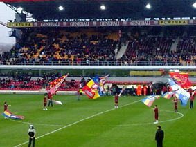 Derby začíná (Sparta - Slavia 1:0) / Praha, 12. 04. 2010